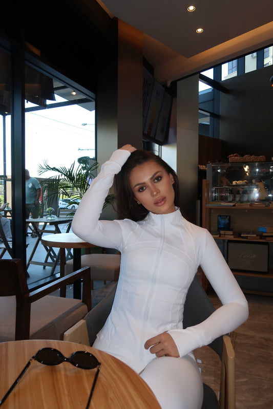White Sculpt Jacket