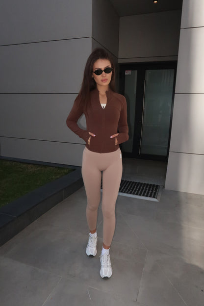 Jacket Sculpt Brown